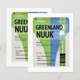 boleto de viaje a Nuuk Groenlandia