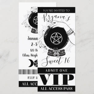 Boleto VIP de la Bola de Cristal Mágica Adivina la