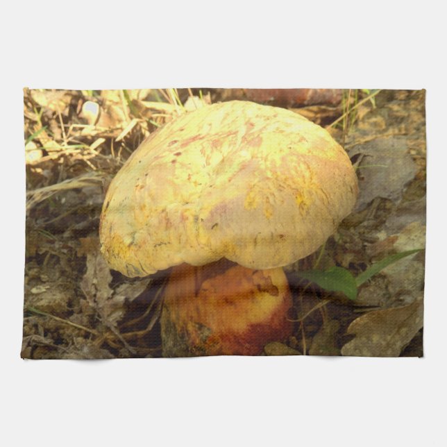 Boletus torosus Té champiñón Toalla (Horizontal)