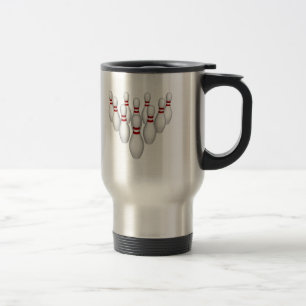 Boliche Pins: Modelo 3D: Taza de viaje