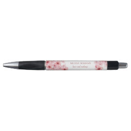 Bolígrafo Acrílico Flor de Cerezo Rosa Floral