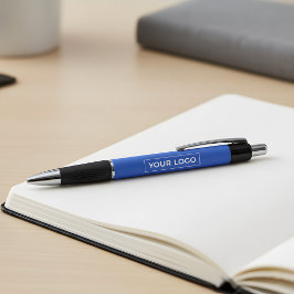 Bolígrafo Add Logo Promotional Marketing Royal Blue