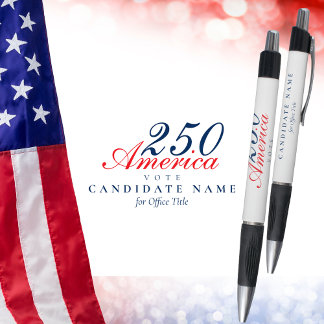 Bolígrafo America 250 Semiquincentennial Patriotic Custom
