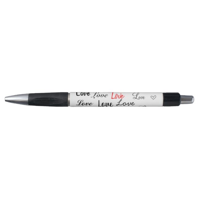 Bolígrafo Amor en blanco y negro  (Anverso)
