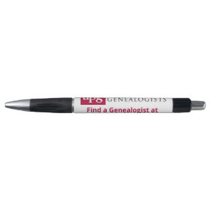 Bolígrafo APG "Find a Genealogist Pen with Clip"