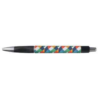 Bolígrafo Arte abstracto geométrico multicolor atrevido
