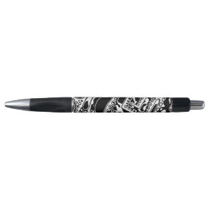 Bolígrafo Arte Geométrico Negro Y Blanco 25