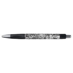 Bolígrafo Arte Geométrico Negro Y Blanco 3