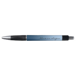 Bolígrafo Azul degradado elegante con texto Personalizado