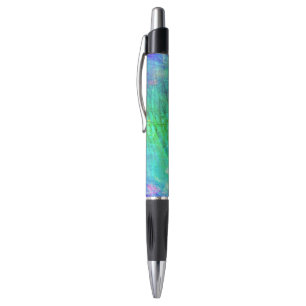 Bolígrafo azul inconsútil de la acuarela del fondo del arte