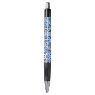 Bolígrafo Baldosas mediterráneas, portuguesas, azulejo, mall