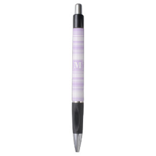 Bolígrafo Bandas de lilac monogramo