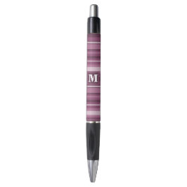 Bolígrafo Bandas de mauve monogramo