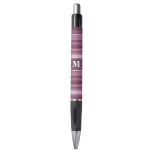 Bolígrafo Bandas de mauve monogramo