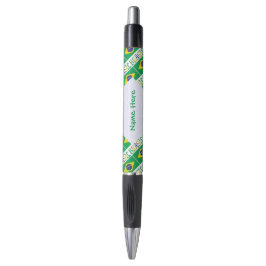 Bolígrafo Bandeira personalizada del Brasil  Tiled Emmy