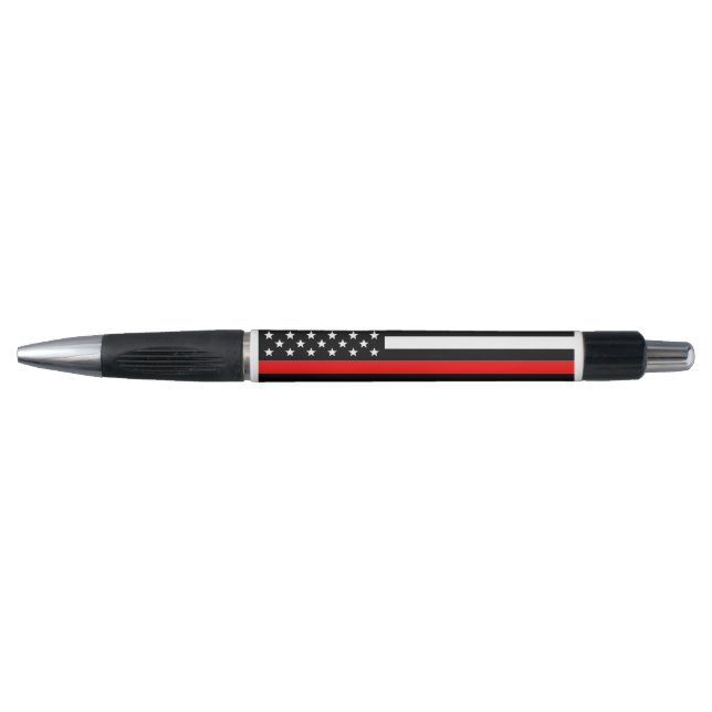 Bolígrafo Bandera Americana Línea Roja Emmy Pen (Anverso)