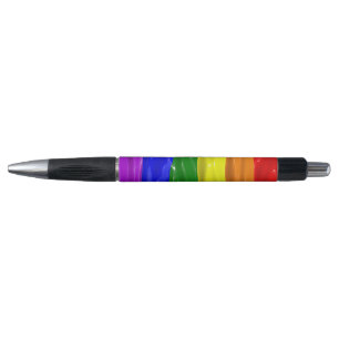 Bolígrafo Bandera de orgullo de SlipperyJoe's brillo líquido