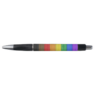 Bolígrafo Bandera de orgullo gay inclusiva de SlipperyJoe's 