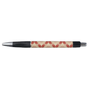 Bolígrafo Batik Kawung, patrón indonesio, javanés, etnia