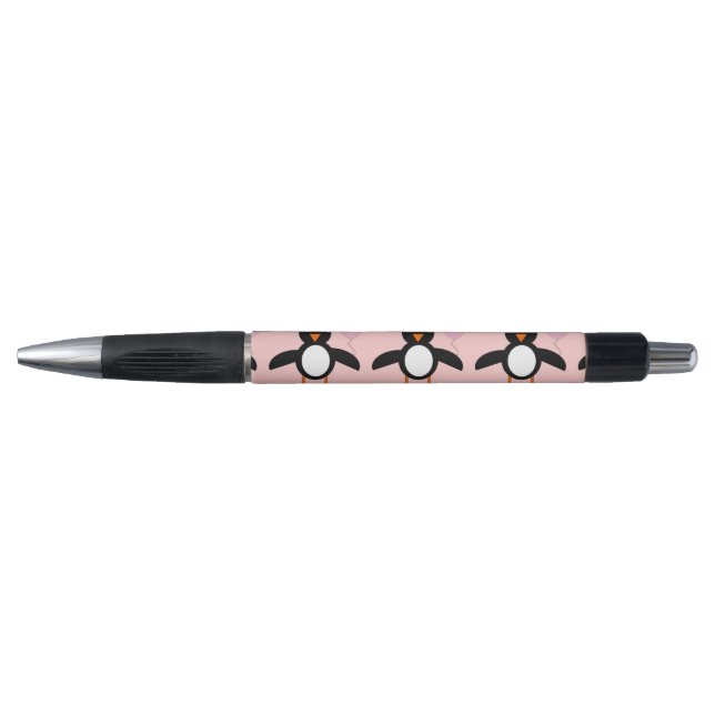 Bolígrafo Bebé rosa lindo Penguin Pen (Anverso)