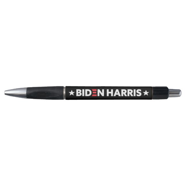 Bolígrafo Biden/Harris White Stars Black (Anverso)