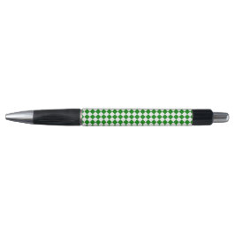 Bolígrafo Bold Green and White Chevron Pattern Classic Emmy