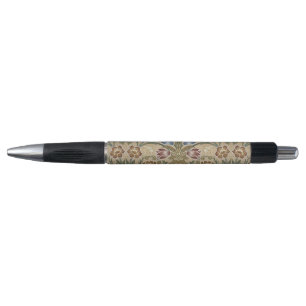 Bolígrafo Brocado floral simétrico vintage de William Morris