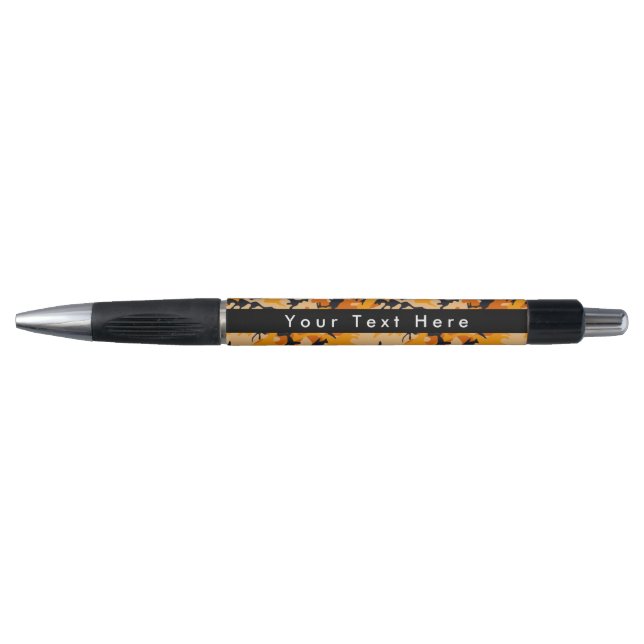 Bolígrafo Camo naranja, Camuflaje, Militar, Ejército (Anverso)