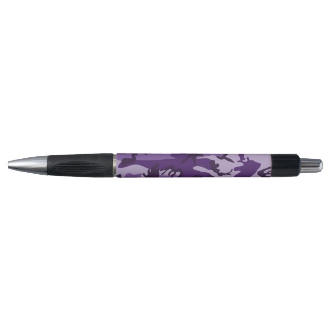 Bolígrafo Camuflaje Morado, Militar, Ejército (Anverso)