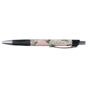 Bolígrafo Camuflaje rosa y verde, militar, militar