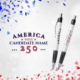 Bolígrafo Candidato de Campaña Electoral Política América 25