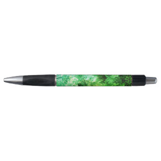 Bolígrafo Capas de cristales verdes