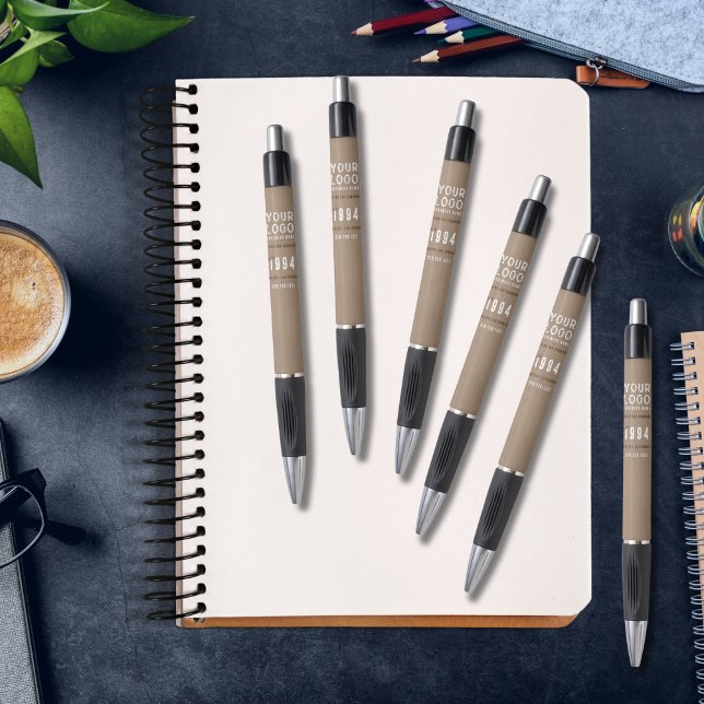 Bolígrafo Carácter rústico Papel Kraft Añadir su logotipo (Subido por el creador)