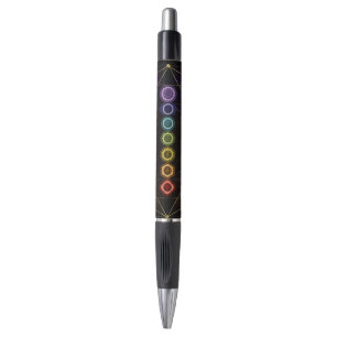 Bolígrafo Chakras que brilla intensamente colorido