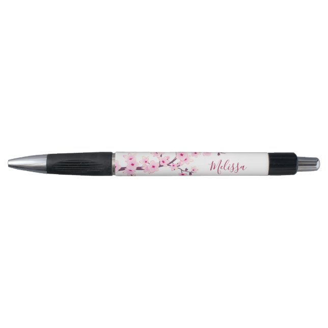 Bolígrafo Cherry Blossoms Pink White Monogram (Anverso)