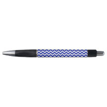 Chevrons Blue White Fancy