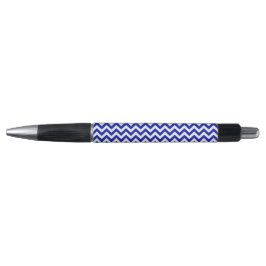 Bolígrafo Chevrons Blue White Fancy