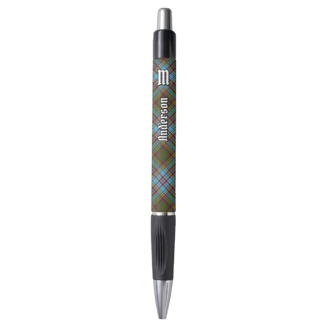 Bolígrafo Clan Anderson Tartan Pen (Frente vertical)