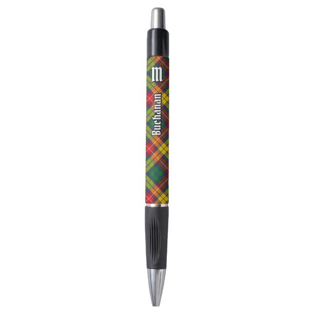 Bolígrafo Clan Buchanan Tartan (Frente vertical)