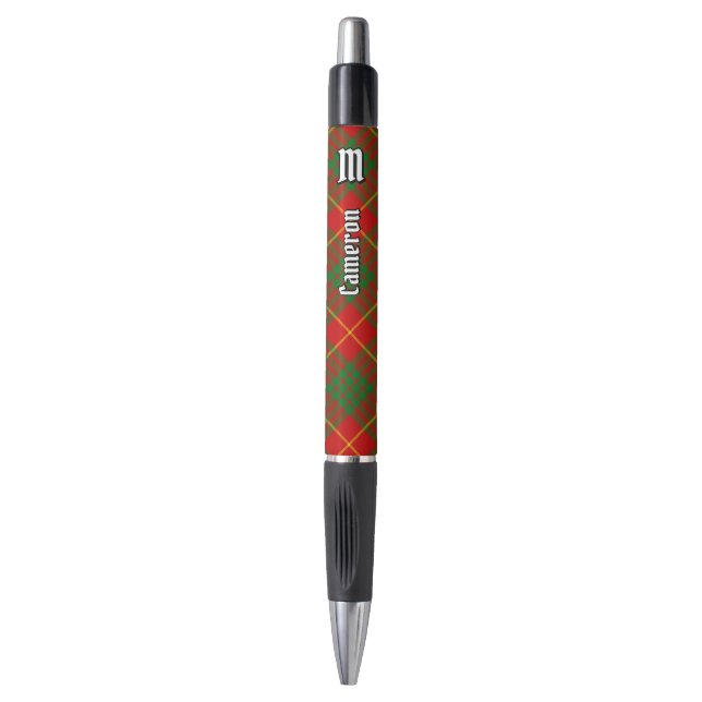 Bolígrafo Clan Cameron Tartan (Frente vertical)