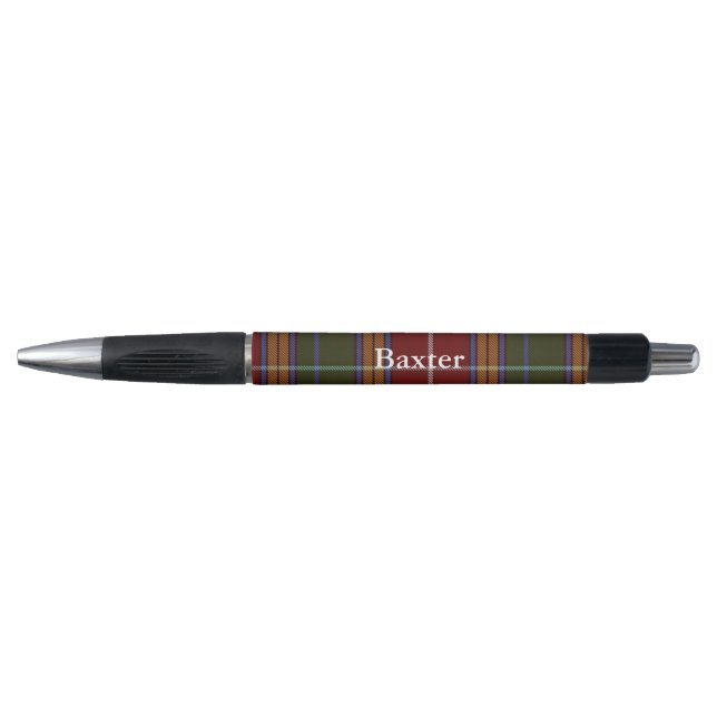 Bolígrafo Clan Clan Clan Baxter Tartán Personalizado Pen (Anverso)
