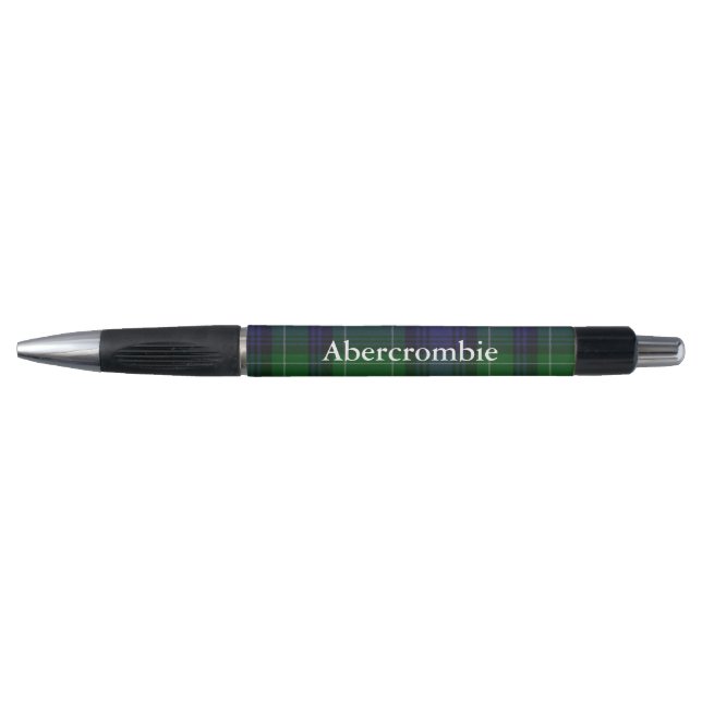 Bolígrafo Clan clásico Abercrombie Tartan Plaid Personalizad (Anverso)