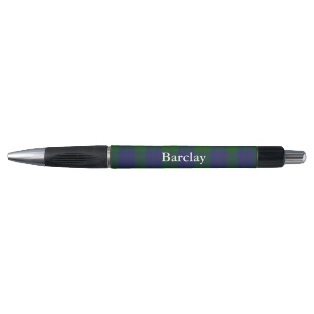 Bolígrafo Clan clásico Barclay Tartán Personalizado Pen (Anverso)
