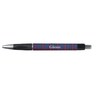 Bolígrafo Clan clásico Glenn Tartan Plaid Personalizado Pen