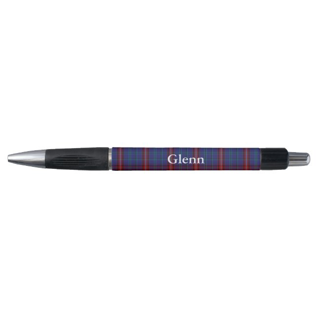 Bolígrafo Clan clásico Glenn Tartan Plaid Personalizado Pen (Anverso)