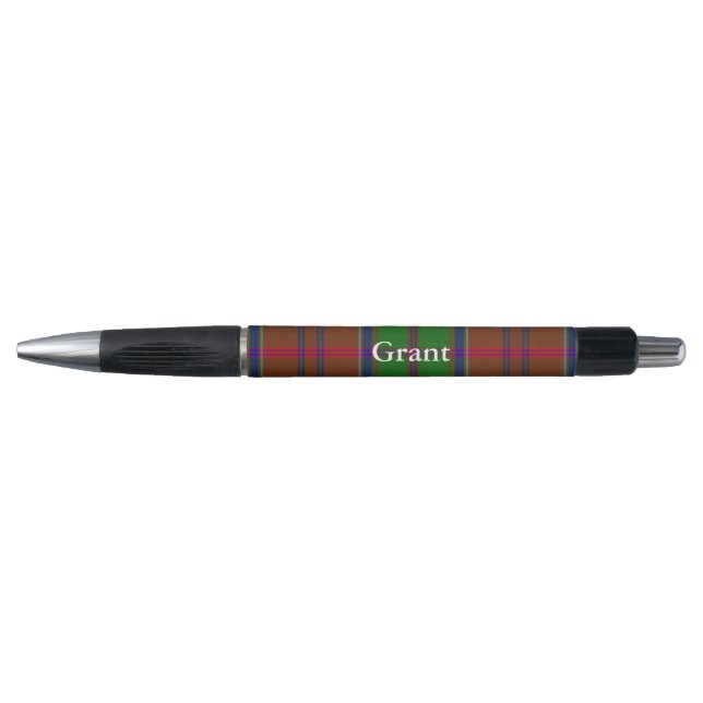 Bolígrafo Clan clásico Grant Tartan Plaid Personalizado Pen (Anverso)