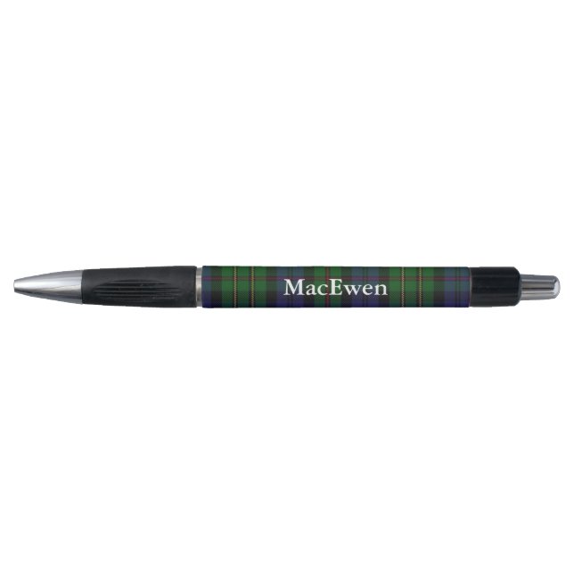 Bolígrafo Clan clásico MacEwen Tartan Plaid Personalizado Pe (Anverso)