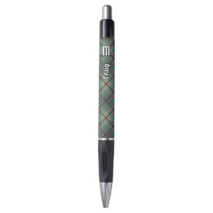 Bolígrafo Clan Craig Tartan Pen