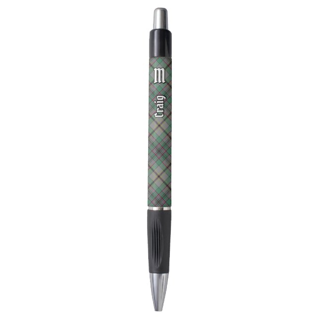 Bolígrafo Clan Craig Tartan Pen (Frente vertical)
