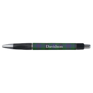 Bolígrafo Clan Davidson Tartan Plaid Personalizado Pen